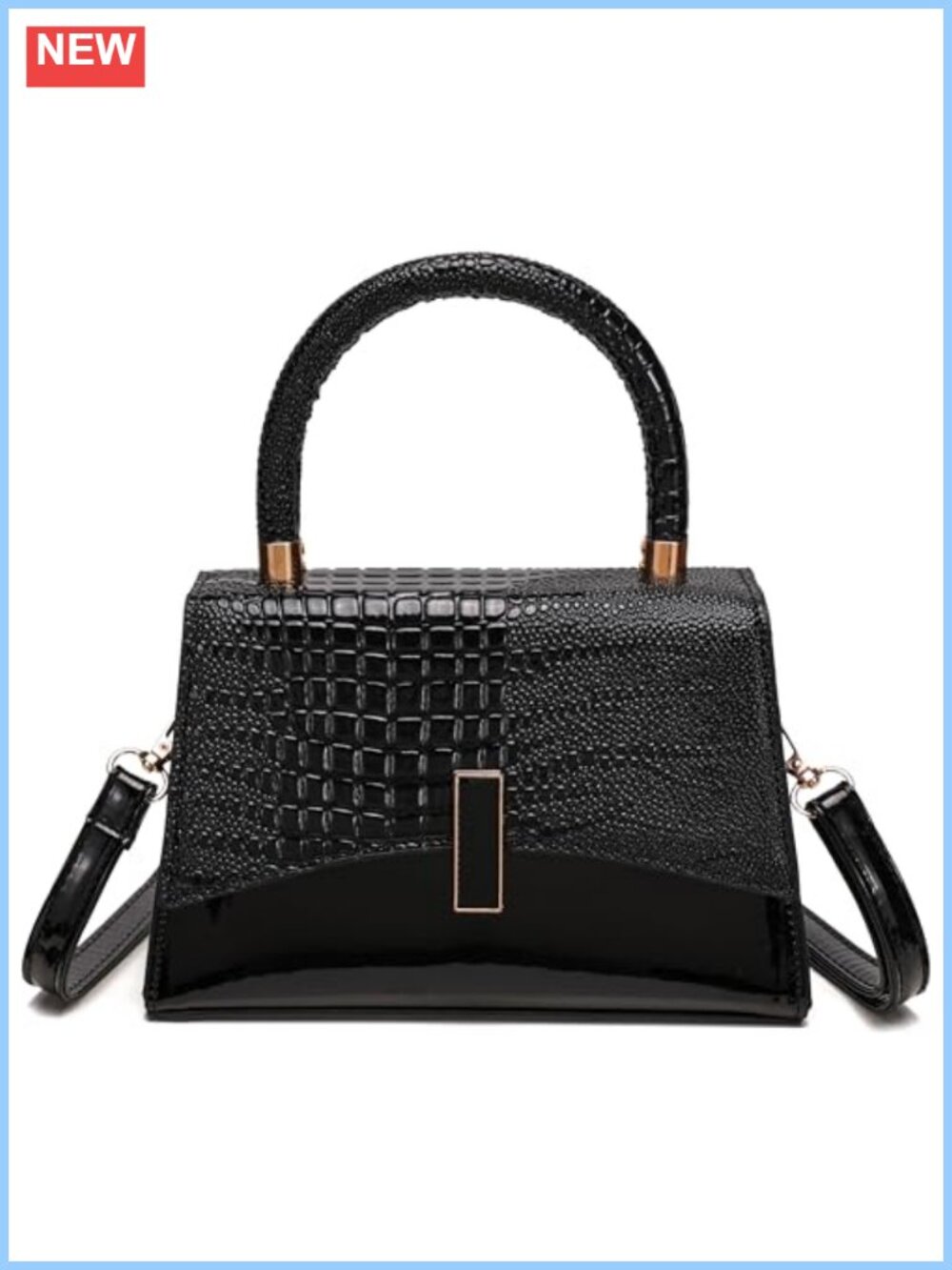 Small Crossbody Bag PU Leather Classic Vintage Satchel Mini Purse